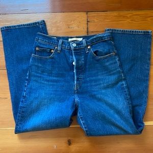 Levi’s Ribcage straight jeans (no stretch)
